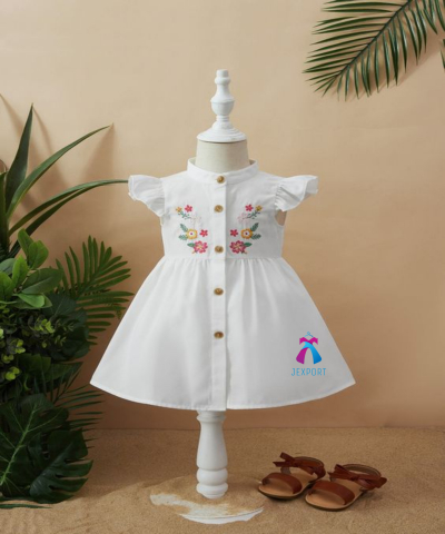 Girls Embroidered Frock